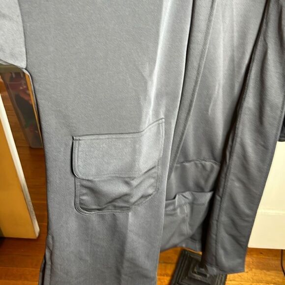 Orimei Ume Women's Packable Coat Open Front Long Sleeve Gray Casual One Size - Picture 5 of 11